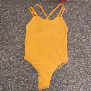 Jolyn Murray Swim Onesie size 30 yellow